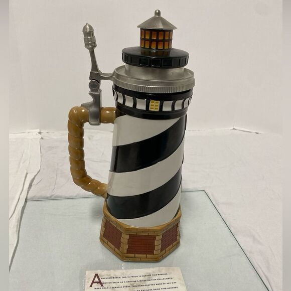Anheuser Busch Vintage Stein- Cape Hatteras Lighthouse 2000 - Picture 8 of 10